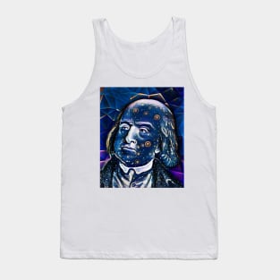 Jeremy Bentham Dark Night Portrait | Jeremy Bentham Artwork 5 Tank Top